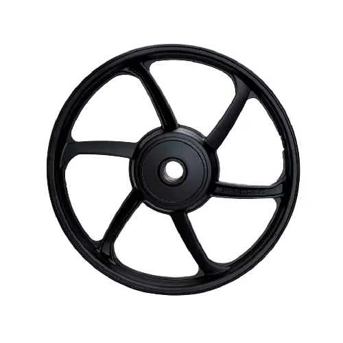 RODA UNID DIANT MOD 6 PALITOS - BIZ 125 PRETO FOSCO
